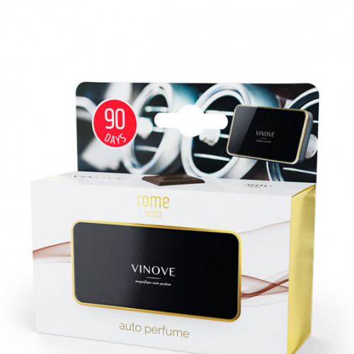 Aроматизатор для автомобиля VINOVE ORIGINAL ROME | РИМ черный с золотом