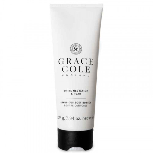 Grace Cole/Масло для тела Белый нектарин и груша 225гр./White Nectarine & Pear