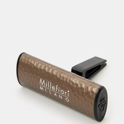 Millefiori Milano ICON / Ароматизатор в авто "Тени металла" Ваниль и дерево CAR AIR FRESHENER ICON "HAMMERED METAL" VANILLA & WOOD